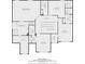 Second floor plan showing the primary bedroom, bedrooms, baths, walk-in closets, and hall dimensions at 470 Wagon Hill Ln, Sugar Hill, GA 30518