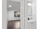 Bright bathroom featuring a modern sink, vanity, and a well-lit mirror for a clean and functional design at 3775 Reston Ln, Decatur, GA 30034