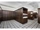 Well-organized locker room with dark wood lockers and a clean, modern design at 4927 Slaton Dr, Acworth, GA 30101