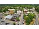 Aerial view of vibrant downtown area with shops and restaurants at 620 Neel Reid Dr, Roswell, GA 30075