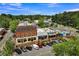 Street view of businesses with parking in the historic downtown area at 620 Neel Reid Dr, Roswell, GA 30075