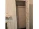 An empty closet with rod for organizing clothes and accessories at 901 Mayson Turner Nw Rd, Atlanta, GA 30314