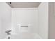 Shower features a white shower stall and chrome fixtures at 2055 Pinella Dr, Grayson, GA 30017