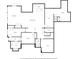 Blueprint of the basement with a billiard room, recreation area, 2 bedrooms, and an elevator at 4304 Berkford Ne Cir, Brookhaven, GA 30319