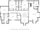 Blueprint of the second floor with 3 bedrooms, an accessible suite, and an elevator at 4304 Berkford Ne Cir, Brookhaven, GA 30319
