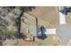 Aerial view of a property showcasing the house, backyard, and surrounding landscape at 157 Donovan Ave, Locust Grove, GA 30248
