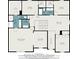 Detailed floor plan highlighting the layout of the house with dimensions and room names at 157 Donovan Ave, Locust Grove, GA 30248