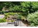 Backyard patio with a table and chairs, perfect for enjoying outdoor meals and relaxation at 3548 Liberty Ln, Marietta, GA 30062