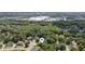 Aerial view of a home nestled among lush trees in a residential neighborhood at 2145 Sugarstone Ct, Lawrenceville, GA 30043
