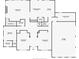 Main floorplan featuring kitchen, living room, dining room, garage and laundry room at 2145 Sugarstone Ct, Lawrenceville, GA 30043