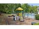 will love this community playground complete with a slide and climbing area next to the pool at 2145 Sugarstone Ct, Lawrenceville, GA 30043