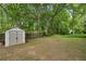 Spacious backyard with a convenient storage shed at 1735 Jobeth Se Ave, Atlanta, GA 30316