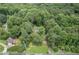 Aerial view of property surrounded by trees at 1904 Britt Dr, Snellville, GA 30078