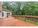 Back deck with natural view at 1904 Britt Dr, Snellville, GA 30078