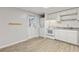 Basement kitchen featuring white cabinets and stainless appliances at 1904 Britt Dr, Snellville, GA 30078