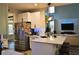 Modern kitchen with granite countertops, stainless steel appliances, and an open layout at 1951 Barrett Knoll Nw Cir, Kennesaw, GA 30152