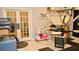 Spacious work area with storage, natural light, and potential for various creative projects at 1951 Barrett Knoll Nw Cir, Kennesaw, GA 30152