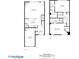 Detailed floor plan displaying the layout of the home's two floors, including room dimensions at 1510 Paramount Ln, Sugar Hill, GA 30518