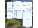 Detailed first floor layout includes living room, kitchen, breakfast nook, dining room, den, office, garage and entry foyer at 412 Mill Stream Way, Woodstock, GA 30188