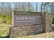 Entrance sign to Gold Branch at the Chattahoochee River National Recreation Area at 5602 Asheforde Ln, Marietta, GA 30068