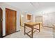 The kitchen features tile floors, and an open doorway that leads into the dining area at 766 Lost Creek Cir, Stone Mountain, GA 30088