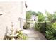 Brick house with a fenced-in yard, offering privacy and a charming walkway at 4663 Mossey Dr, Lithonia, GA 30038