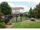 Fenced dog park area offers a dedicated space for pets to play within the community at 318 Lantana Ln, Woodstock, GA 30188