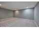 Unfinished basement area featuring neutral walls, plush carpeting, and recessed lighting at 6095 Fords Nw Rd, Acworth, GA 30101