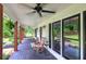 Relaxing front porch with rocking chairs and ample space at 6095 Fords Nw Rd, Acworth, GA 30101
