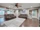 Cozy living room with hardwood floors and comfortable seating for relaxing and entertaining at 6095 Fords Nw Rd, Acworth, GA 30101