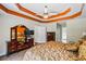 Bright main bedroom featuring coffered ceilings and generous storage at 115 Bennett Farms Dr, Acworth, GA 30102