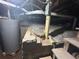 Unfinished basement with concrete flooring and hot water heater at 1457 Richland Road Southwest, Atlanta, GA 30310