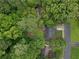 Overhead view of a house surrounded by lush trees and greenery at 3510 Dunn Se St, Smyrna, GA 30080