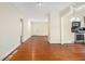 Living room with hardwood floors and neutral paint at 961 Lindbergh Ne Dr, Atlanta, GA 30324