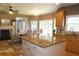 Bright kitchen with a granite island, a breakfast bar, and an open layout perfect for entertaining guests at 2720 Stillwater Lake Ln, Marietta, GA 30066