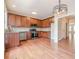 Modern kitchen features stainless appliances and lots of cabinet space at 4404 Village Field Pl, Suwanee, GA 30024