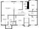 Second floor plan featuring the primary bedroom, walk-in closets, bedrooms, bathrooms, and laundry at 3569 Tupelo Trl, Auburn, GA 30011