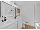 Modern bathroom boasts dual sinks and a tiled shower at 1731 Maryland Sw Ave, Marietta, GA 30008
