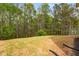 Expansive backyard with mature trees and a gentle slope at 4457 Equity Ct, Ellenwood, GA 30294