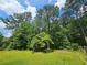 Beautiful backyard showcasing a well-maintained lawn and a backdrop of mature trees at 1471 Ashwood Way, Lawrenceville, GA 30043