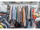 Walk-in closet with ample storage space for clothes, shoes, and accessories at 2320 Boone Pl, Snellville, GA 30078