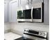 Close-up of stainless steel microwave and stove with modern finishes at 4059 Canby Ln, Decatur, GA 30035