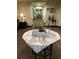 Cozy lobby with American flags on a table and paintings on the walls, creating an inviting entrance at 1800 Clairmont Lk # 630, Decatur, GA 30033