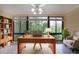 Well-lit home office features large windows with views, built-in bookshelves, and comfortable seating area at 1800 Clairmont Lk # 630, Decatur, GA 30033