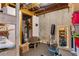 Unfinished basement with concrete walls, exposed ceiling, and space for storage or workout area at 141 Ennisbrook Se Dr, Smyrna, GA 30082