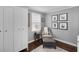 Neutral toned room featuring hardwood floors, white closet and decor at 1981 Shalimar Ne Dr, Atlanta, GA 30345