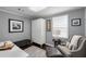 Neutral toned room featuring hardwood floors, white closet and decor at 1981 Shalimar Ne Dr, Atlanta, GA 30345