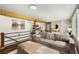 Open-concept living space with hardwood floors, neutral tones, and modern decorative touches at 1981 Shalimar Ne Dr, Atlanta, GA 30345