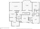 Detailed second floor plan showcasing the layout of the primary bedroom, Gathering room, and bedrooms at 5157 Sunlake Dr, Hoschton, GA 30548