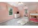 Pink bedroom with carpet and lots of natural light at 83 Shipp Cir, Hiram, GA 30141